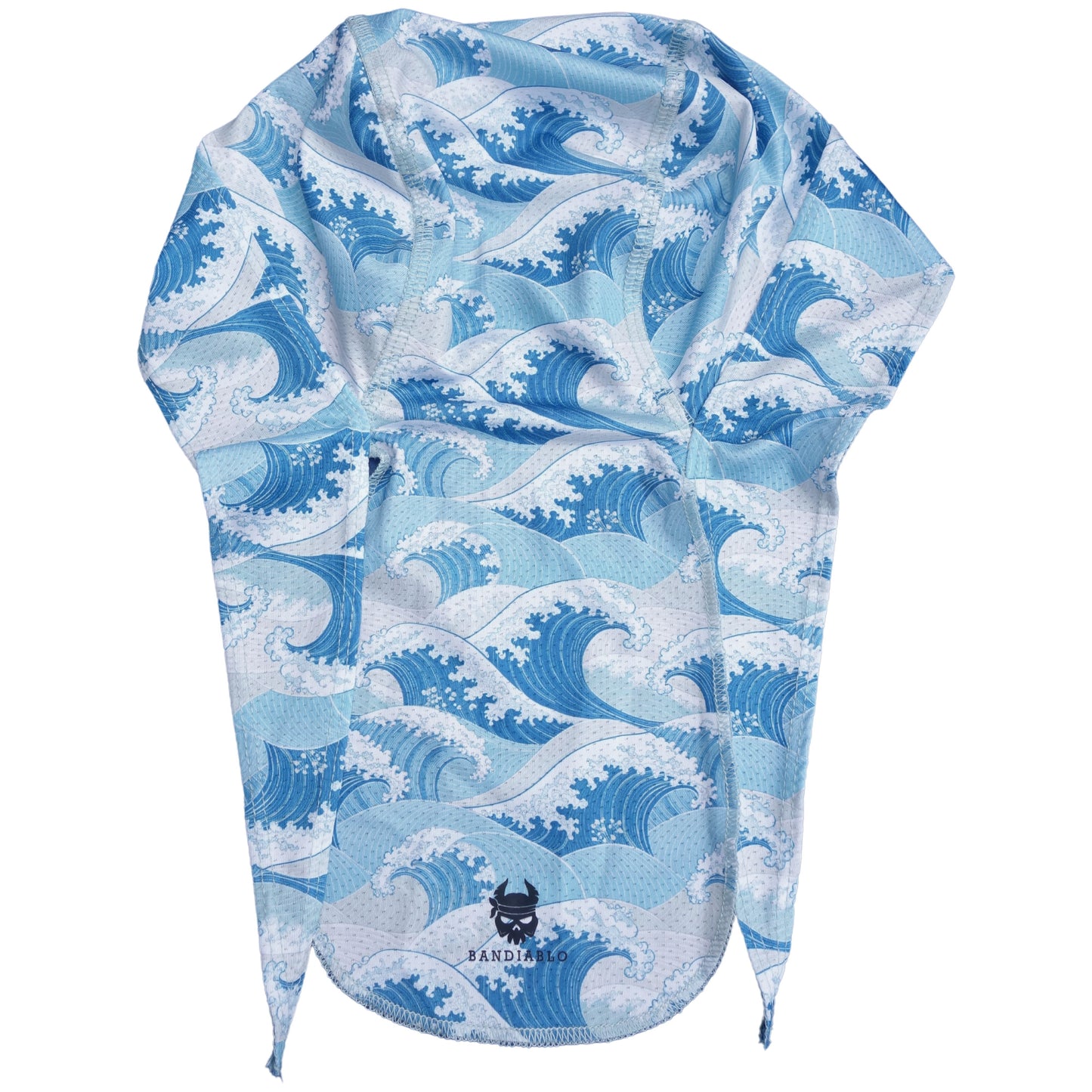 Fitted bandana – wave pattern