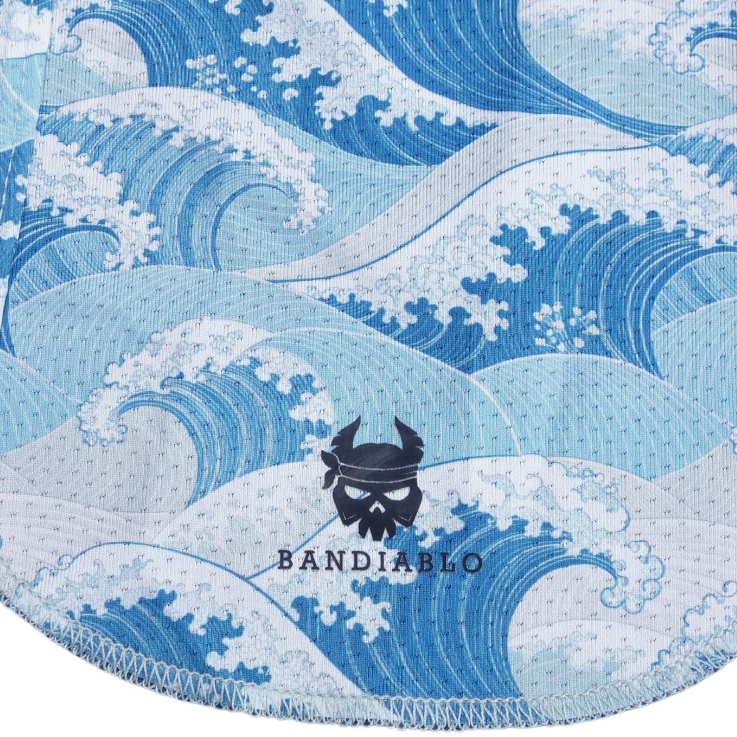 Fitted bandana – wave pattern