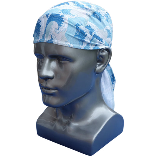 Fitted bandana – wave pattern