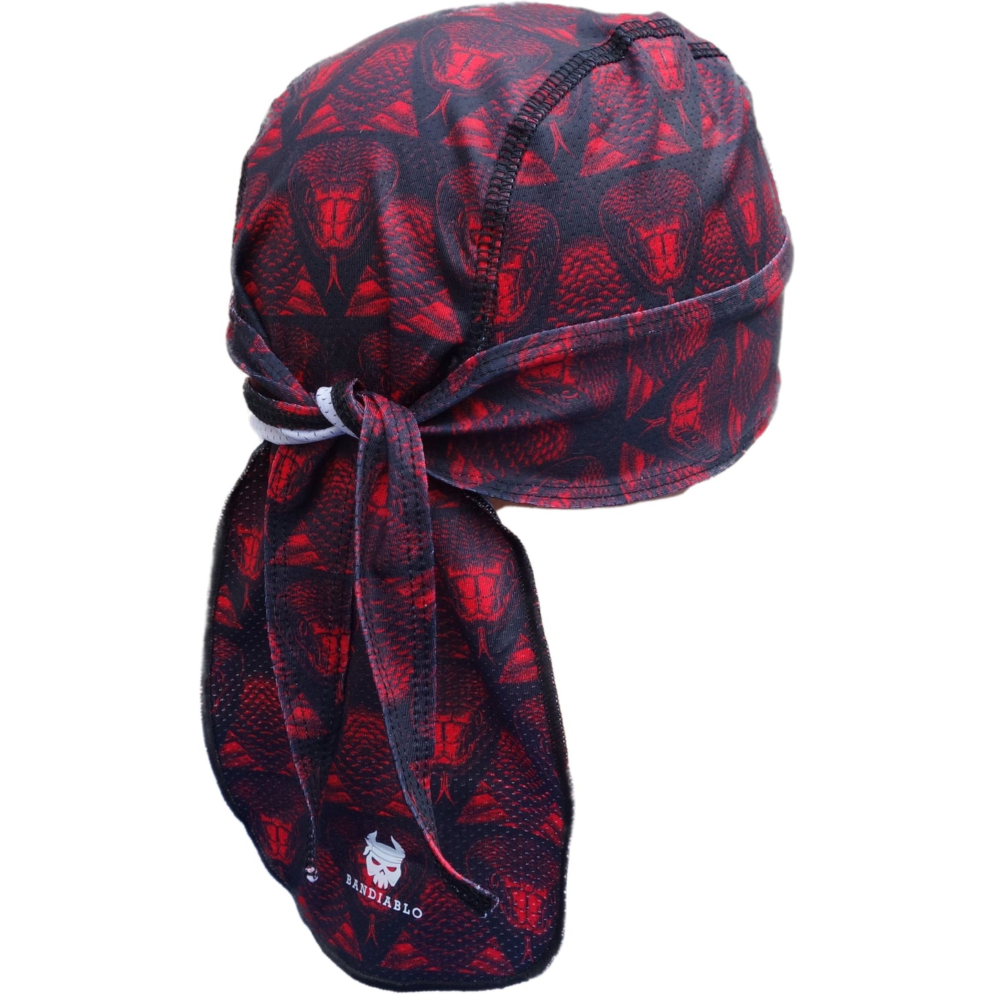 Fitted bandana – snake head pattern