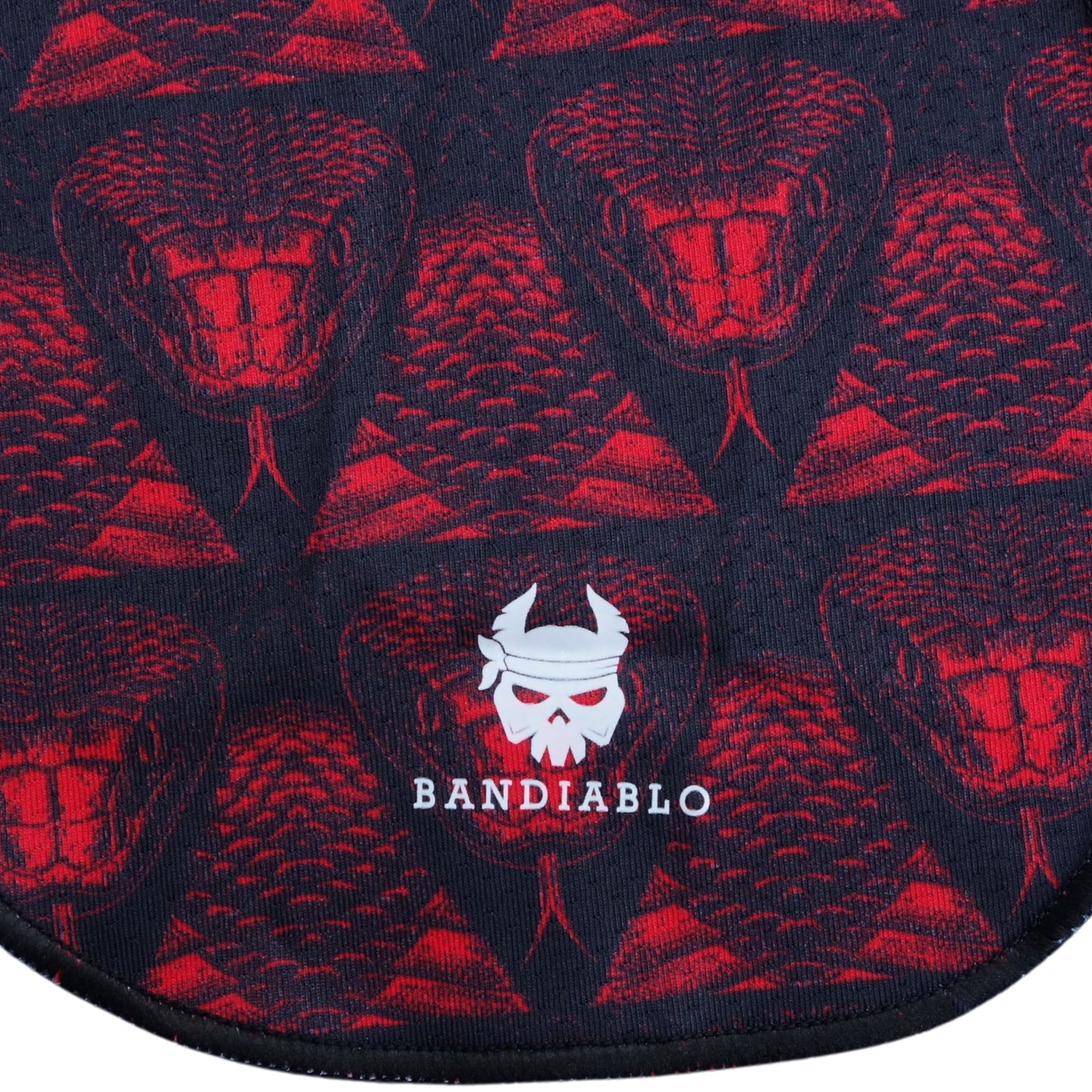 Fitted bandana – snake head pattern